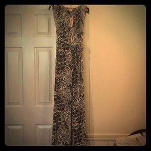 Black and grey romper